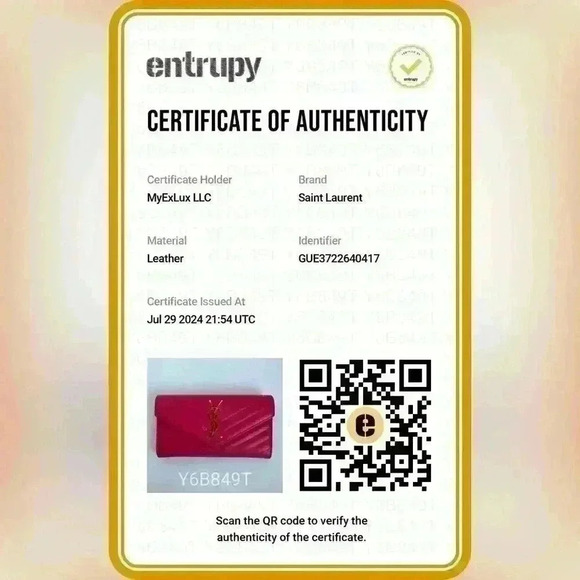 Entrupy Authentication (FOR Non Hermes
Premium Items) - Picture 14 of 16